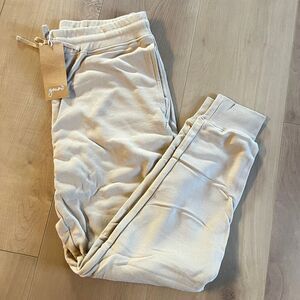 NWT Goumi Kids Adult Sweatsuit Pant Chanterelle SZ XS Unisex Jogger Sweatpants